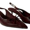 Even&Odd – Damen-Pumps / Slingpumps in Bordeauxrot | Gr. 42 | Neu