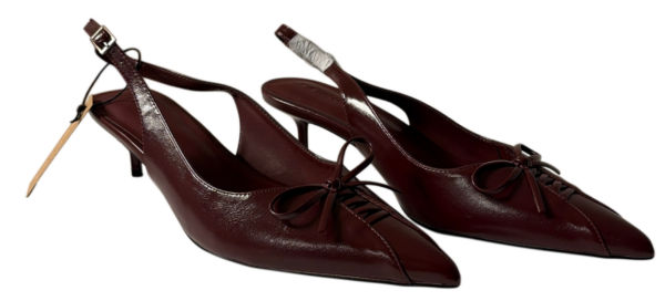 Even&Odd – Damen-Pumps / Slingpumps in Bordeauxrot | Gr. 42 | Neu
