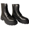 YOURTURN Combat Boots Stiefel mit Schnürung und seitlichem Reißverschluss | Gr. 44 | NEU