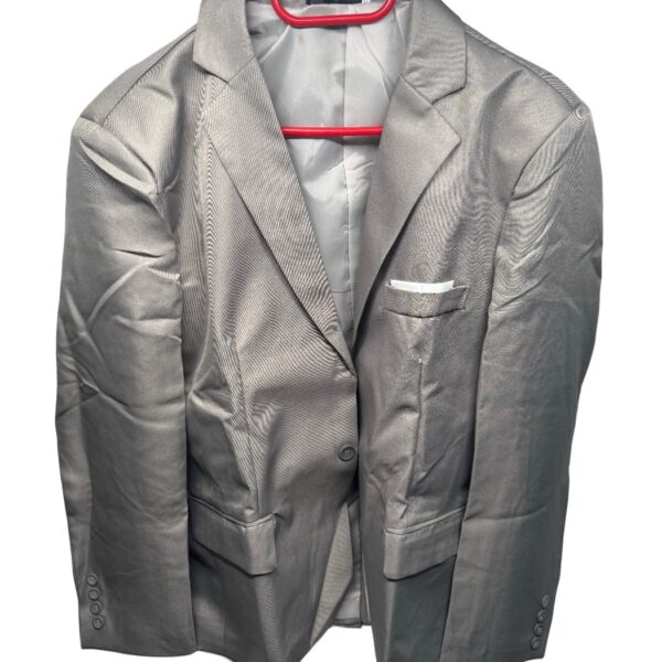 Eleganter Herren Smoking Anzug in Dunkelgrau –  4XL