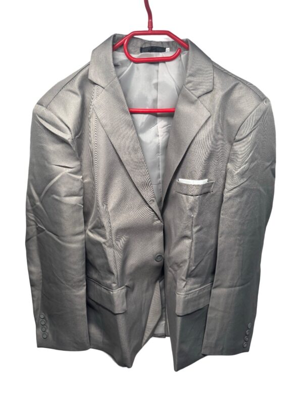 Eleganter Herren Smoking Anzug in Dunkelgrau –  4XL