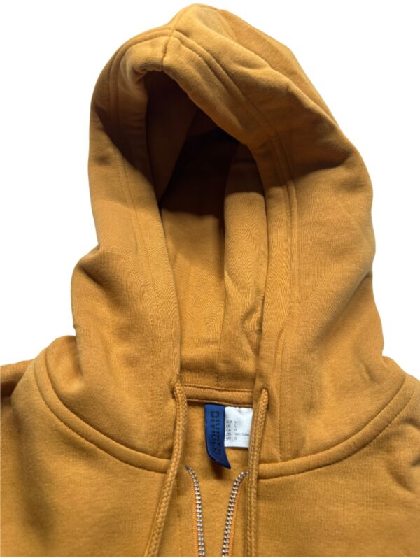 Stilvolle Divided by H&M Sweatjacke in Dunkelorange – Größe L