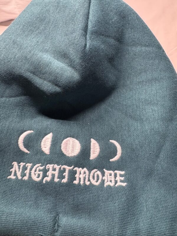 Divided by H&M Hoodie "Night Mode" in Teal-Grün, Größe L