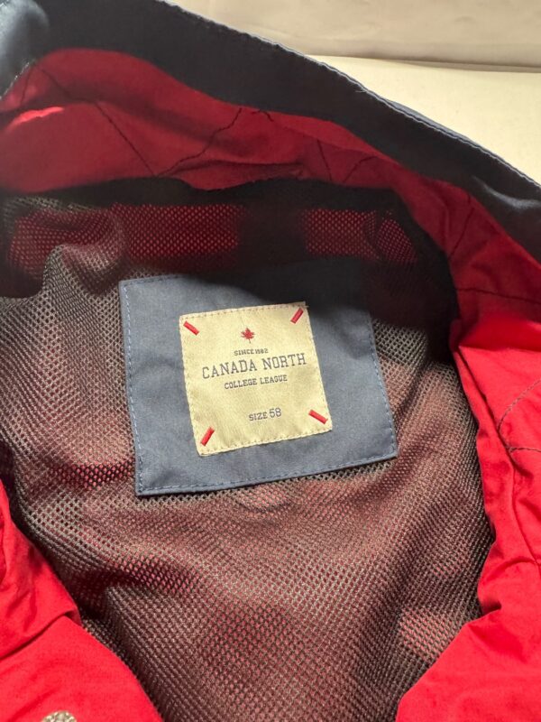 Stilvolle Canada North Herren-Jacke in Rot – Größe 58