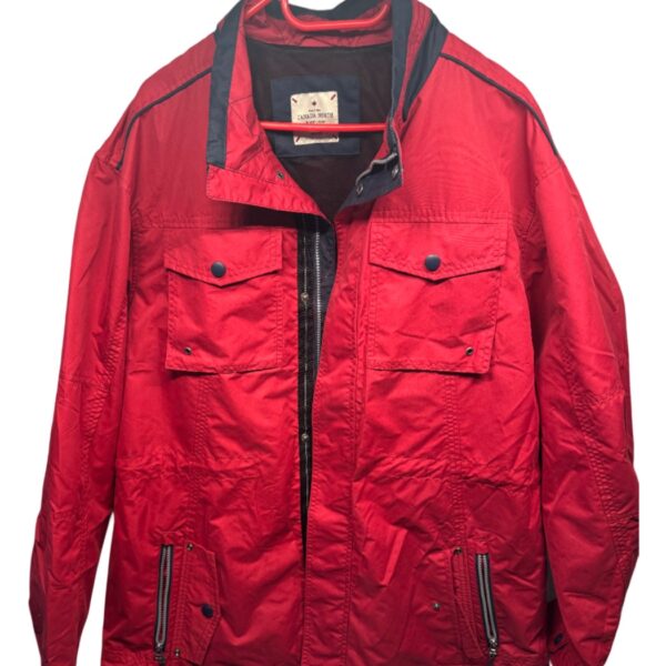 Stilvolle Canada North Herren-Jacke in Rot – Größe 58