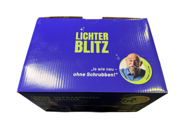 LICHTERBLITZ Ultraschallreinigungsgerät – für Brillen, Uhren, Schmuck...