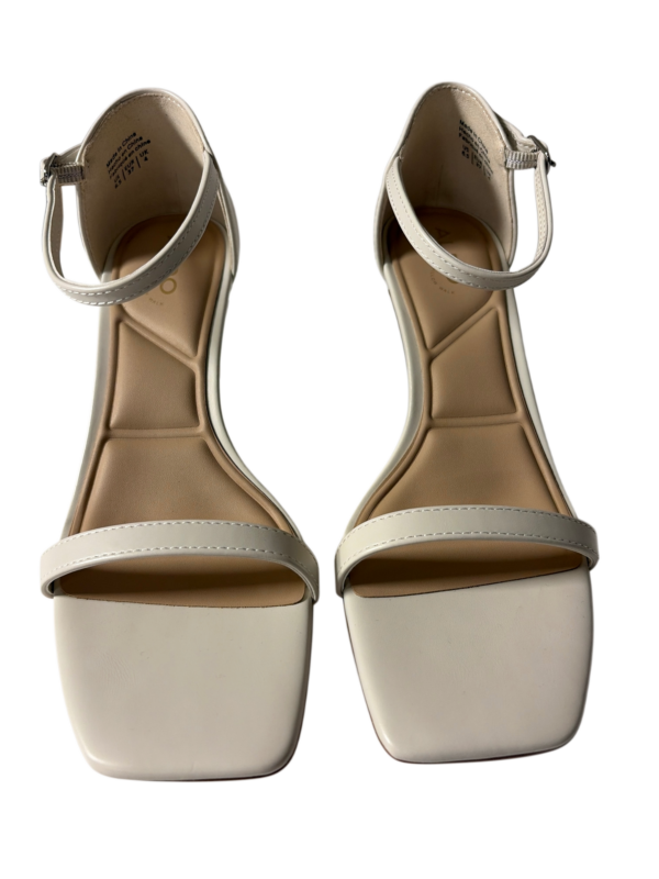 ALDO Peonie Sandaletten High Heels Weiß/Bone Pillow Walk | Gr. 37