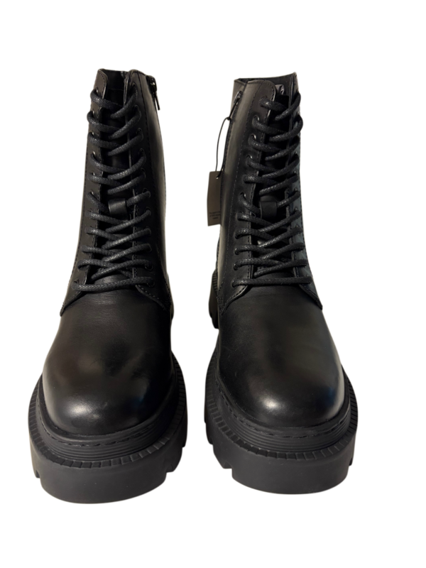 YOURTURN Combat Boots Stiefel mit Schnürung und seitlichem Reißverschluss | Gr. 44 | NEU