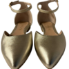 Unisa – Damen Slingpumps / Peeptoes in Goldoptik | Gr. 41 | Neu