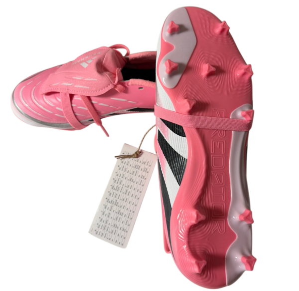 adidas Predator League Fold-over Tongue FG/AG David Beckham | Pink/Schwarz/Weiß | Gr. 36 2/3 | LIMITED EDITION