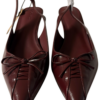 Even&Odd – Damen-Pumps / Slingpumps in Bordeauxrot | Gr. 42 | Neu