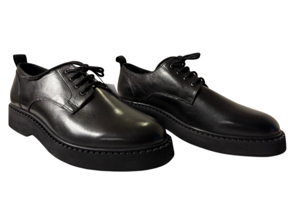 Zign – schwarze Schnürschuhe / Derbies | Gr. 45 | Neu