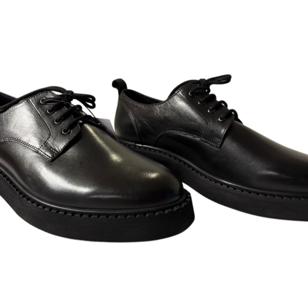 Zign – schwarze Schnürschuhe / Derbies | Gr. 45 | Neu