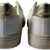 Veja – Damen-Sneaker in hellem Weiß/Beige mit Gold | Gr. 37