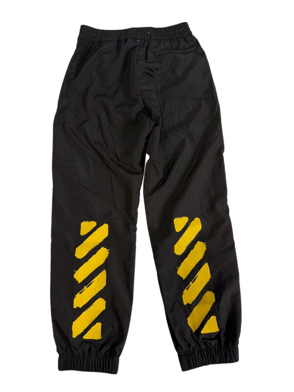 Off-White Kids Trainingshose Schwarz/Gelb | Gr. 10