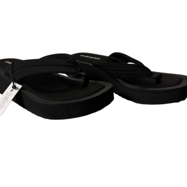 Even&Odd – Damen-Sandalen / Pantoletten in Schwarz | Gr. 40
