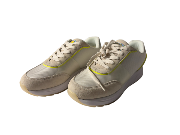 Scholl – Damen Sneaker Beige/Lime | Gr. 41 | Neu