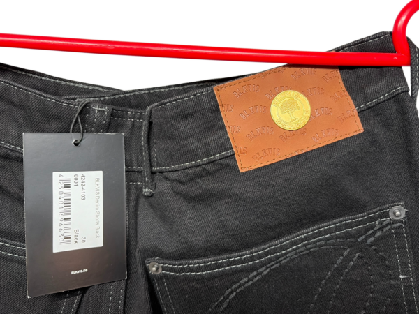 FA07A412-EDFC-49BC-BBE3-92FC46E6C632 BLKVIS Denim Shorts Schwarz | Gr. 30