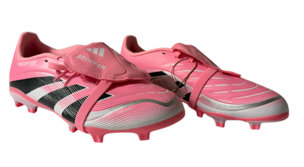 adidas Predator League Fold-over Tongue FG/AG David Beckham | Pink/Schwarz/Weiß | Gr. 36 2/3 | LIMITED EDITION