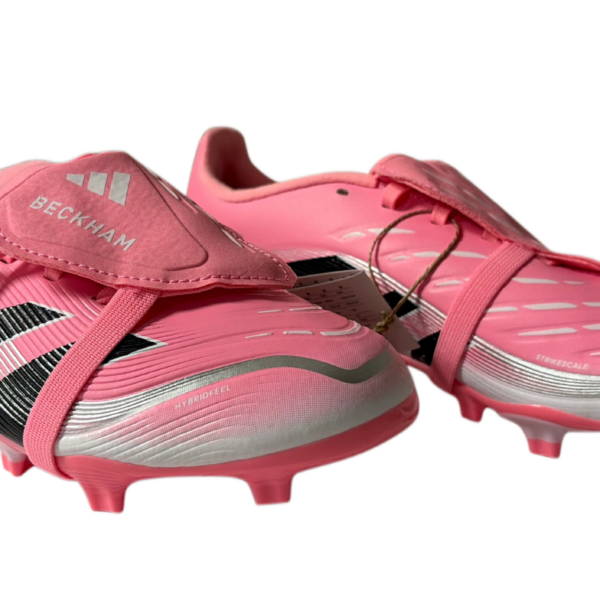 adidas Predator League Fold-over Tongue FG/AG David Beckham | Pink/Schwarz/Weiß | Gr. 36 2/3 | LIMITED EDITION