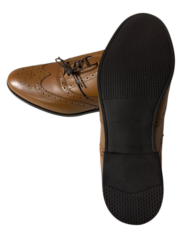Next Business-Schnürer in Braun – Wide-Fit Größe 47