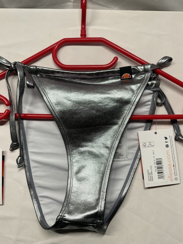 ellesse Fietta Bikini Set Metallic-Optik Dark Grey | Gr. 38 | NEU mit Etikett