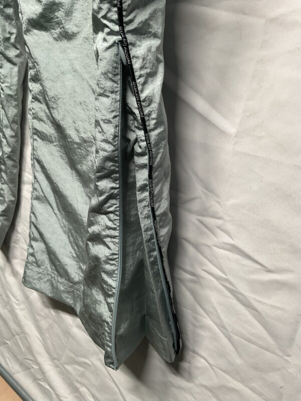 Boiler Room Stoffhose Silber Glänzend | Gr. XS