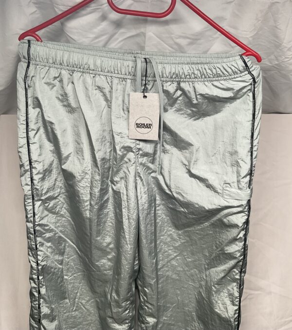 Boiler Room Stoffhose Silber Glänzend | Gr. XS
