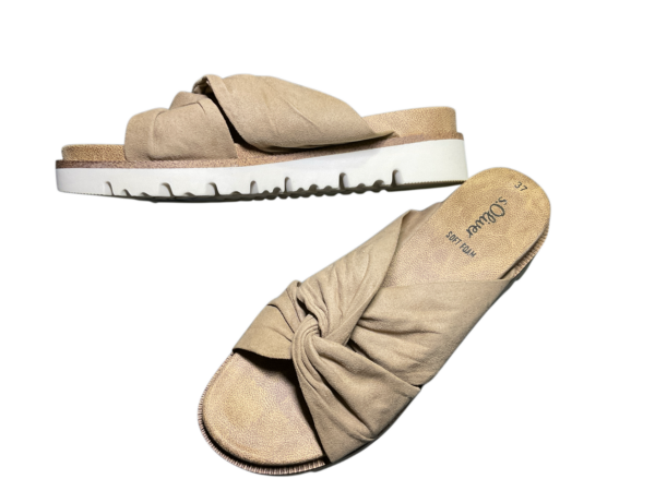 b5f59bc2-03bb-4ef9-8572-0c043291f16a s.Oliver – Damen-Slipper / Pantoletten in Beige | Gr. 37