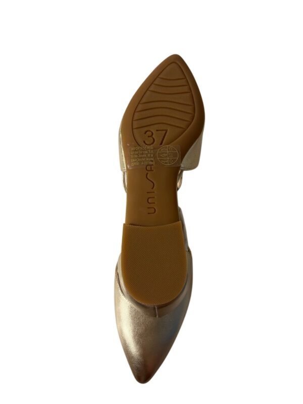 Unisa Ballerinas mit Riemchen in Gold – Größe 37