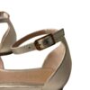 Unisa Ballerinas mit Riemchen in Gold – Größe 40