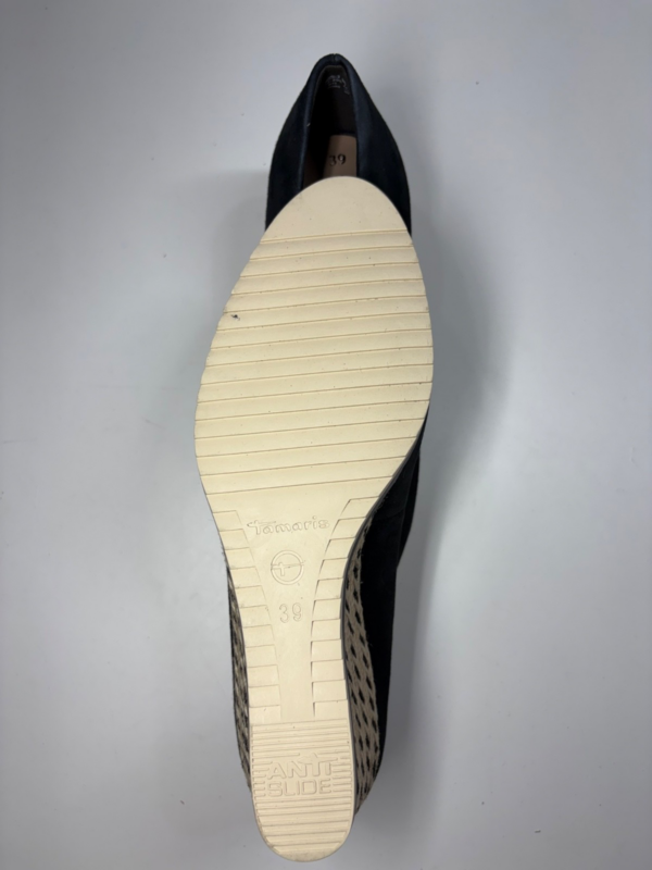 TAMARIS Keilpumps Espadrille Navy Dunkelblau|Wildleder - EUR 39 | UK 6 | US 8,5