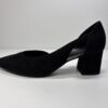 MARCO TOZZI – Pumps | Schwarz Suede-Look | Vegane Earth - EUR 39 | UK 6 | US 8