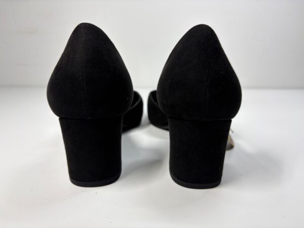 MARCO TOZZI – Pumps | Schwarz Suede-Look | Vegane Earth - EUR 39 | UK 6 | US 8