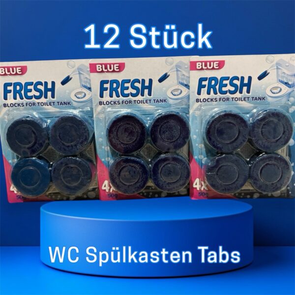 12xWC-Erfrischer für den Spülkasten – Für hygienische Frische bei jeder Spülung!