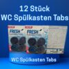 12xWC-Erfrischer für den Spülkasten – Für hygienische Frische bei jeder Spülung!