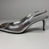 TWIN-SET Metallic Slingback Pumps Argento - Silber - EUR 40 | UK 6,5 | US 9