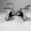 TWIN-SET Metallic Slingback Pumps Argento - Silber - EUR 40 | UK 6,5 | US 9